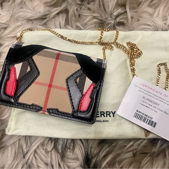 Burberry Card Case on Chain - Picture 10 of 11
